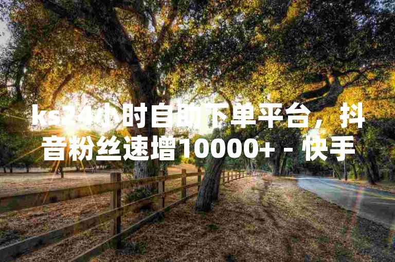 ks24小时自助下单平台，抖音粉丝速增10000+ - 快手业务全天候在线下单支持微信支付 - qq空间赞购买链接怎么找