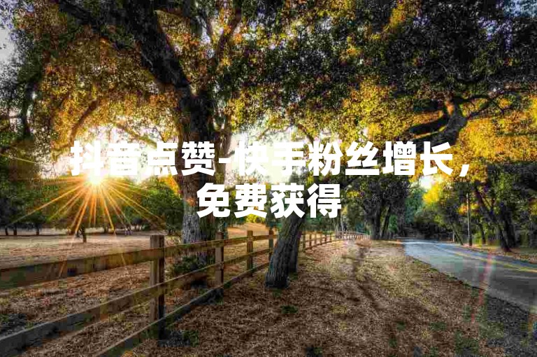 抖音点赞-快手粉丝增长，免费获得500关注。