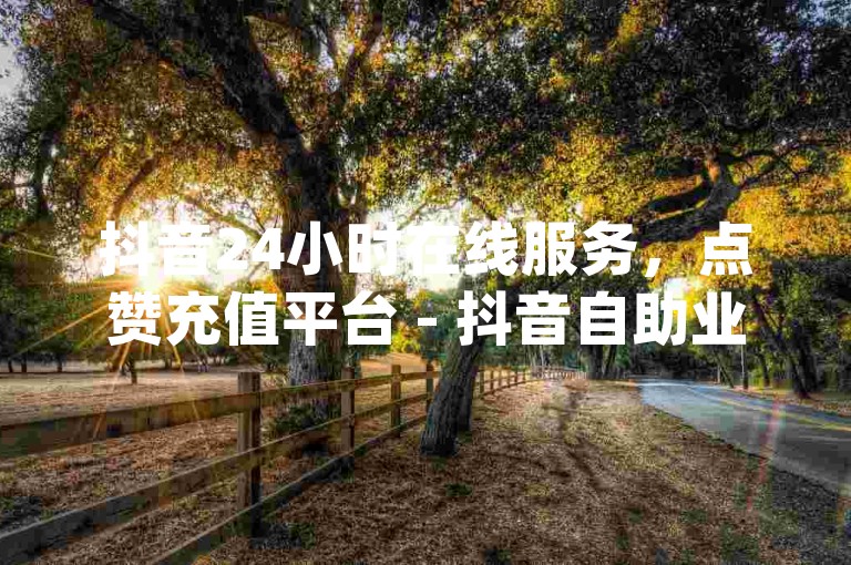 抖音24小时在线服务，点赞充值平台 - 抖音自助业务下单真人操作 - 2024dy代刷全新上线！