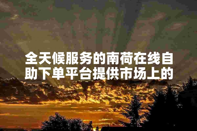 全天候服务的南荷在线自助下单平台提供市场上的最低价格。