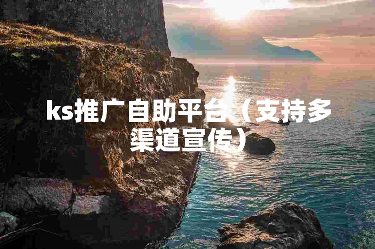 ks推广自助平台（支持多渠道宣传）
