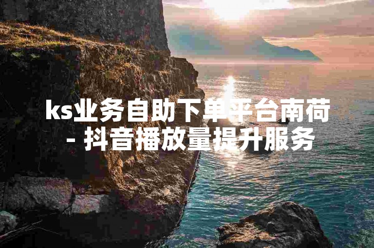 ks业务自助下单平台南荷 - 抖音播放量提升服务