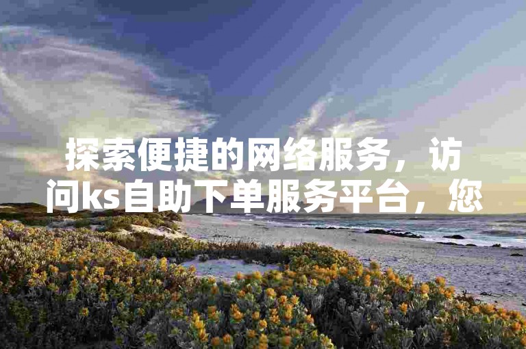 探索便捷的网络服务，访问ks自助下单服务平台，您的QQ夜白云端授权官网首选，同时体验b站24小时不间断的下单平台网站。