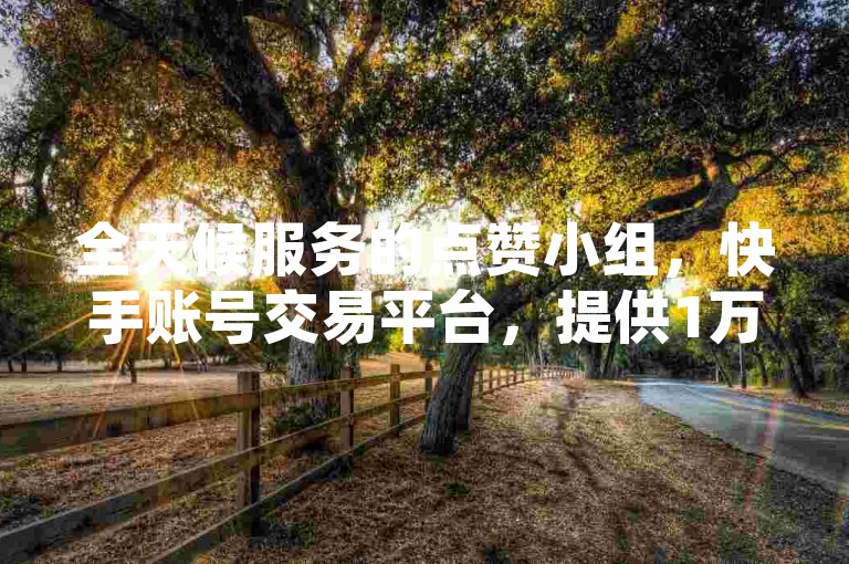 全天候服务的点赞小组，快手账号交易平台，提供1万粉丝的账号。