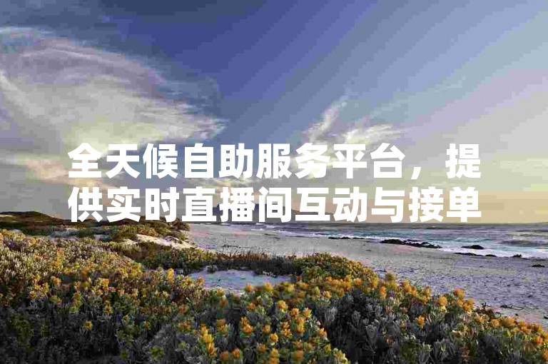 全天候自助服务平台，提供实时直播间互动与接单功能。
