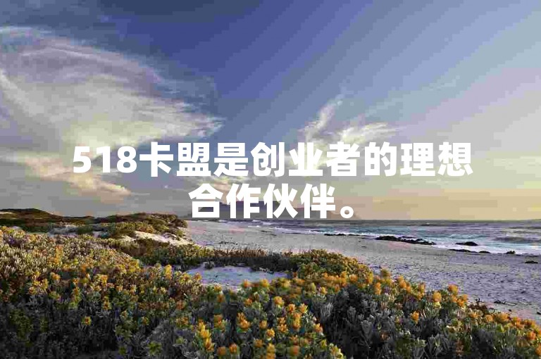 518卡盟是创业者的理想合作伙伴。