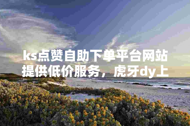 ks点赞自助下单平台网站提供低价服务，虎牙dy上热度自助下单。