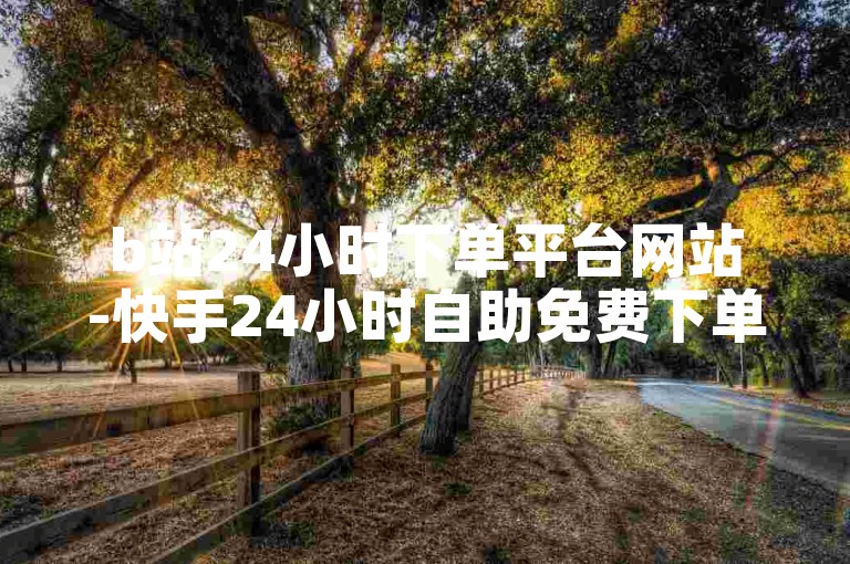 b站24小时下单平台网站-快手24小时自助免费下单软件,快手1w粉丝网站